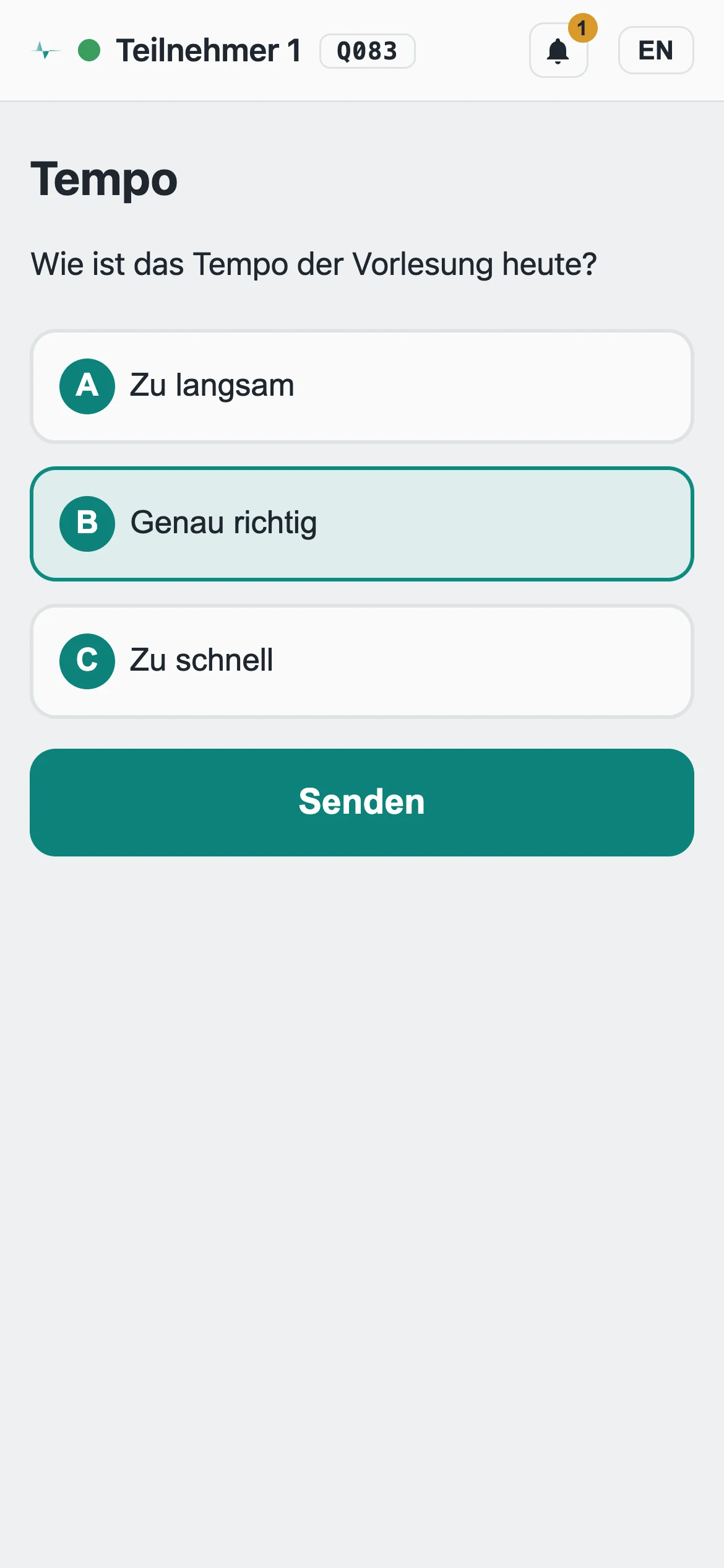 Bildschirmfoto Smartphone