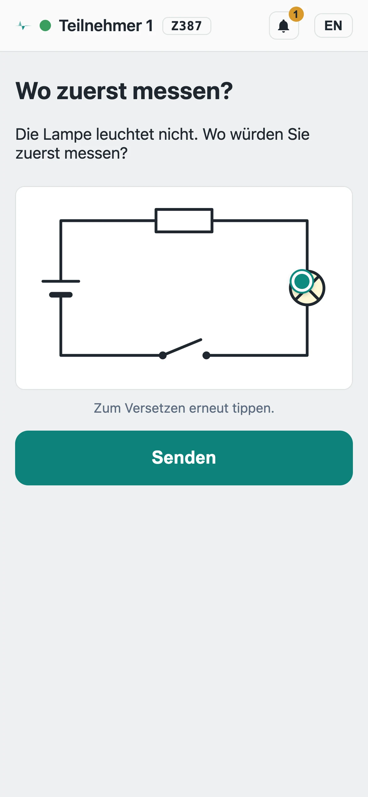 Bildschirmfoto Smartphone
