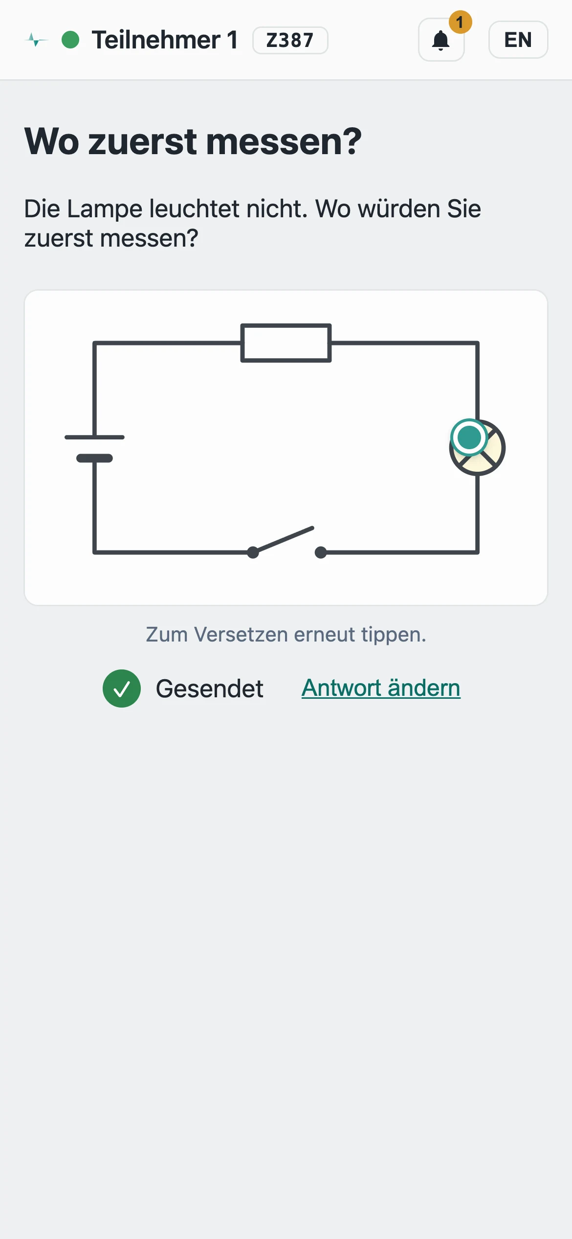 Bildschirmfoto Smartphone