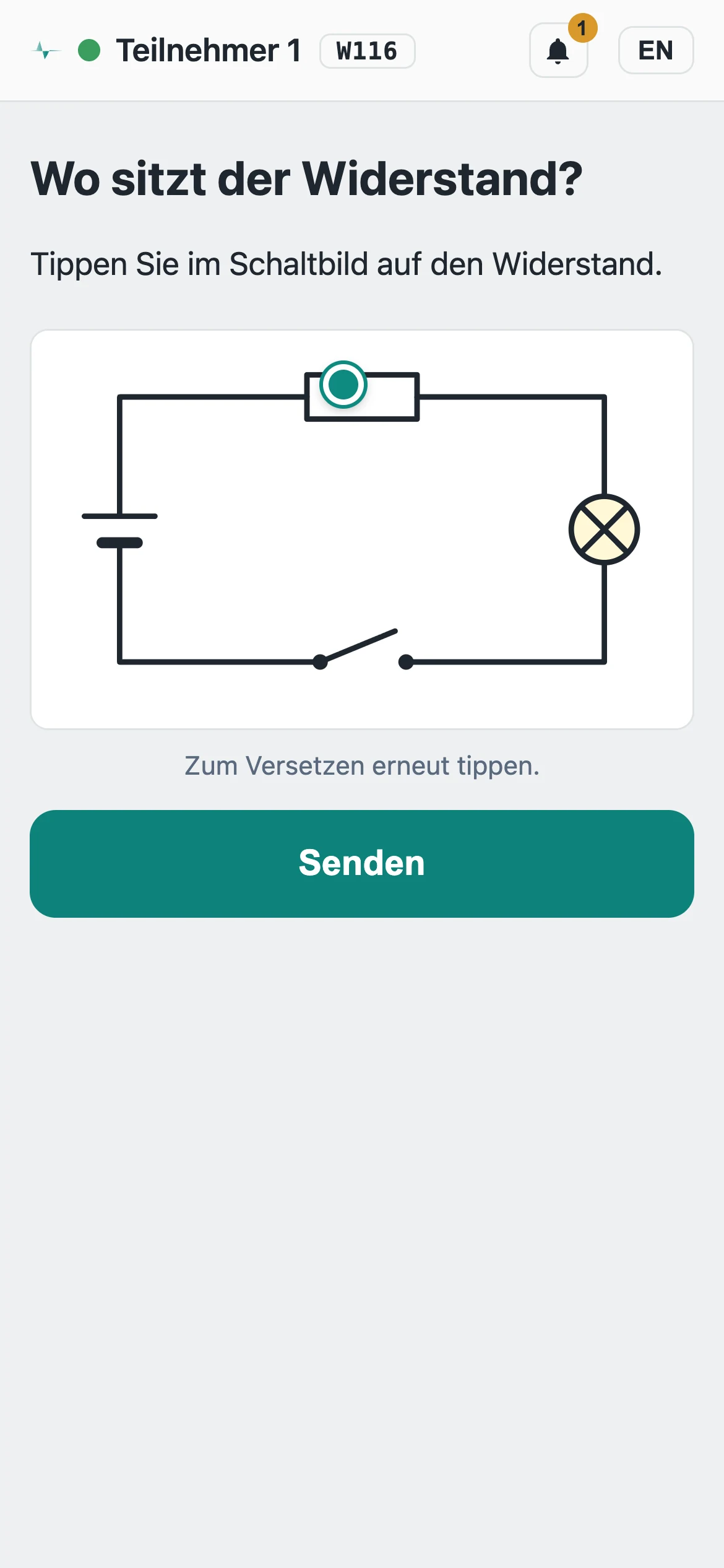 Bildschirmfoto Smartphone