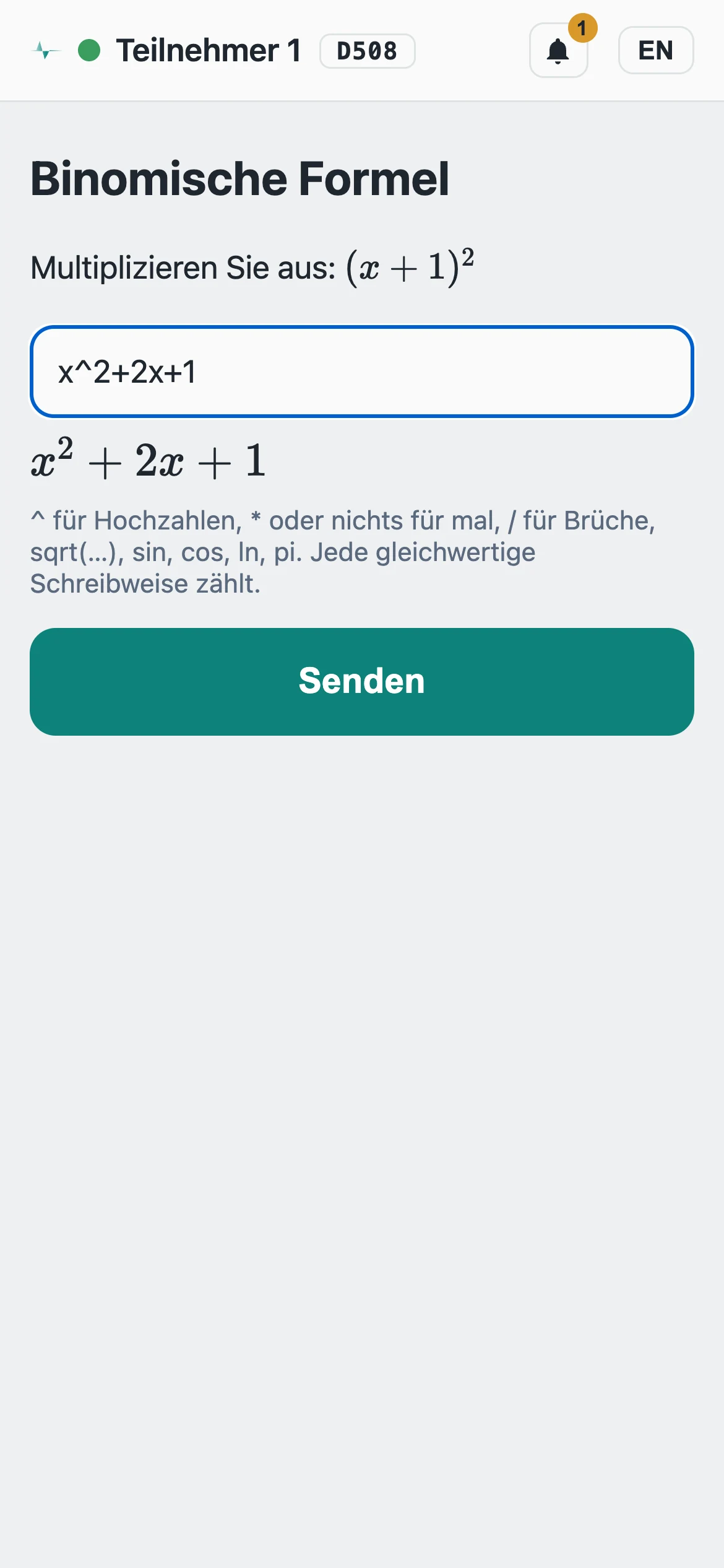Bildschirmfoto Smartphone