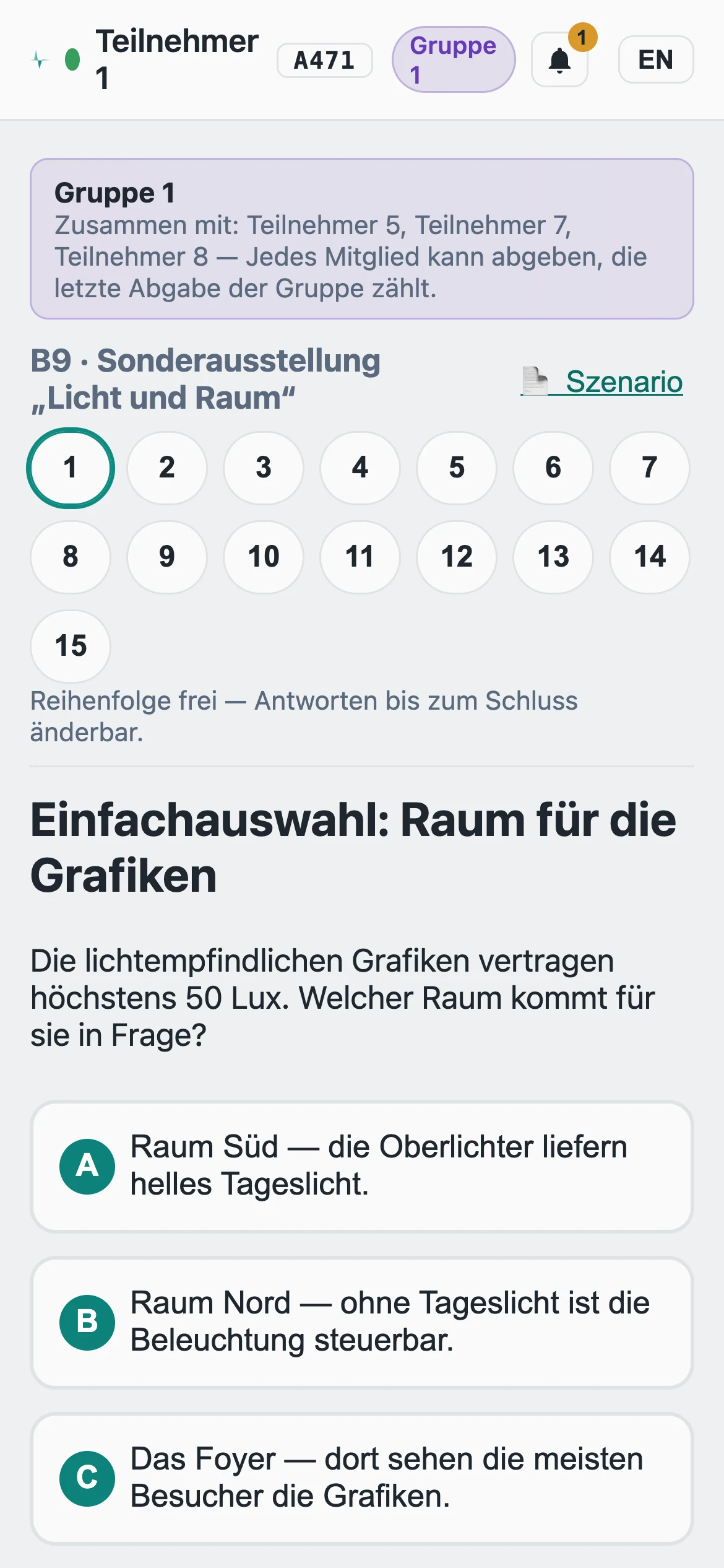 Bildschirmfoto Smartphone