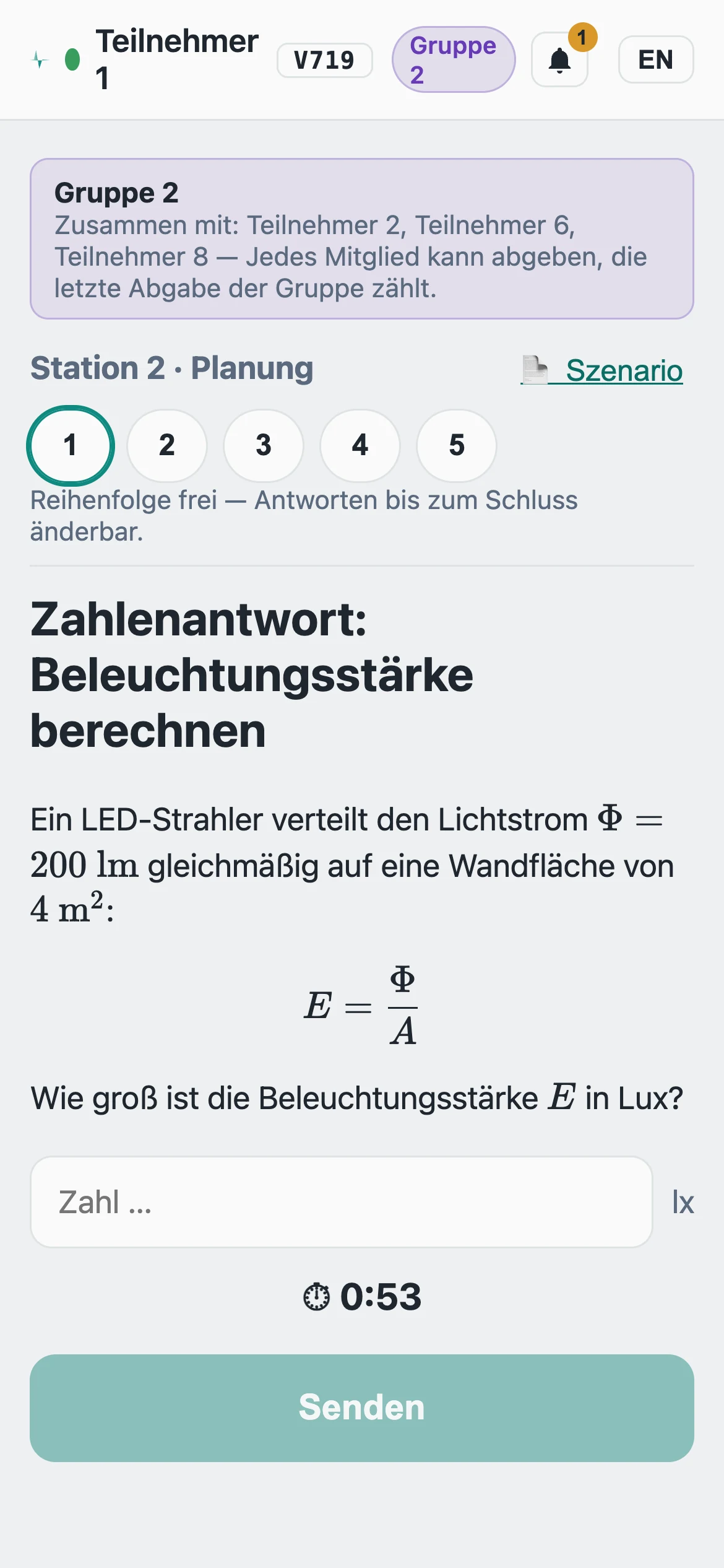 Bildschirmfoto Smartphone