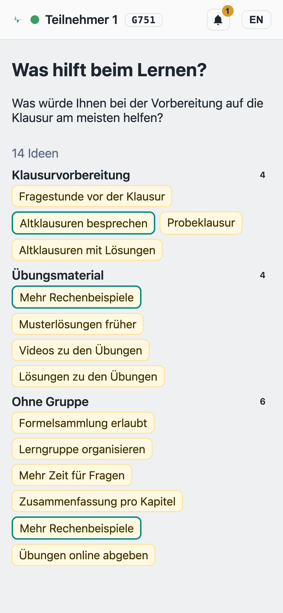 Bildschirmfoto Smartphone