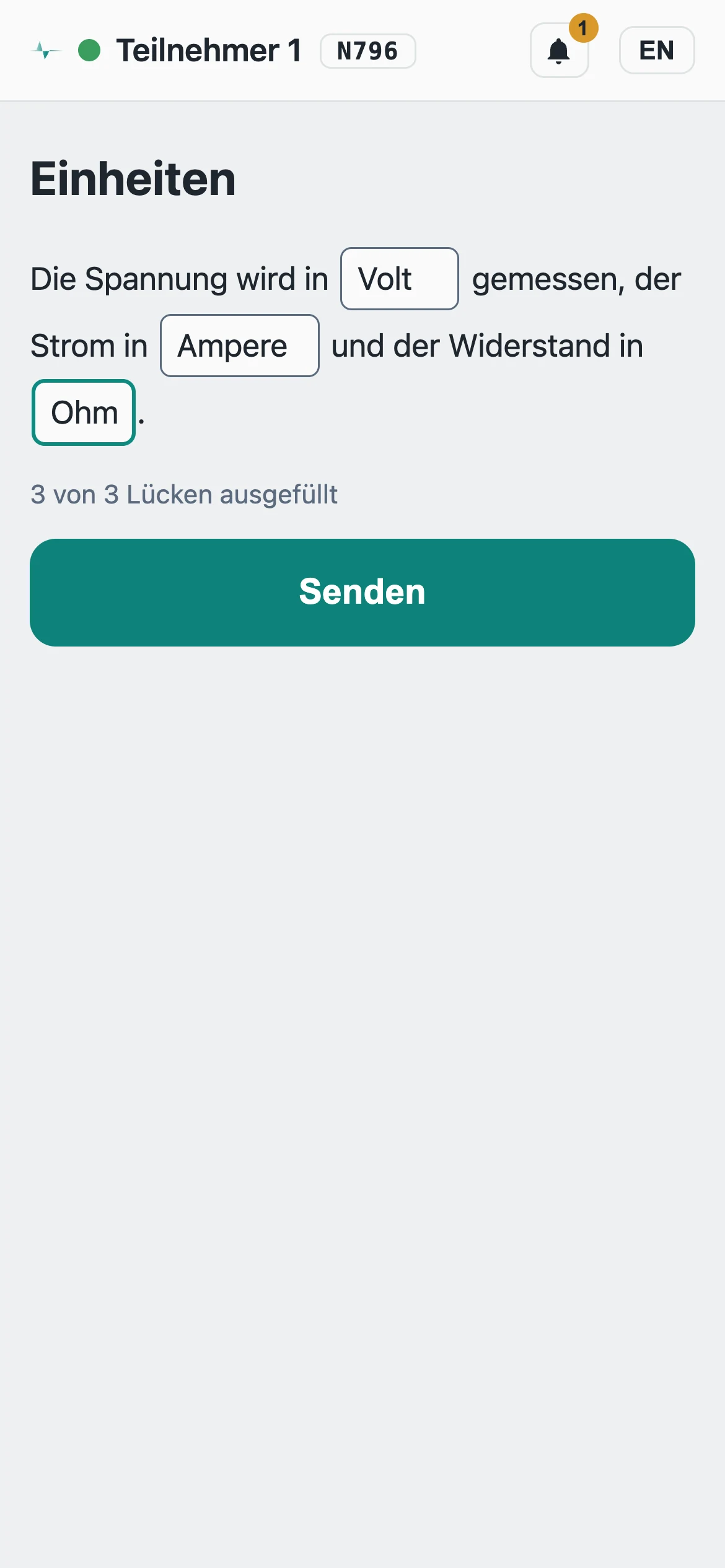 Bildschirmfoto Smartphone