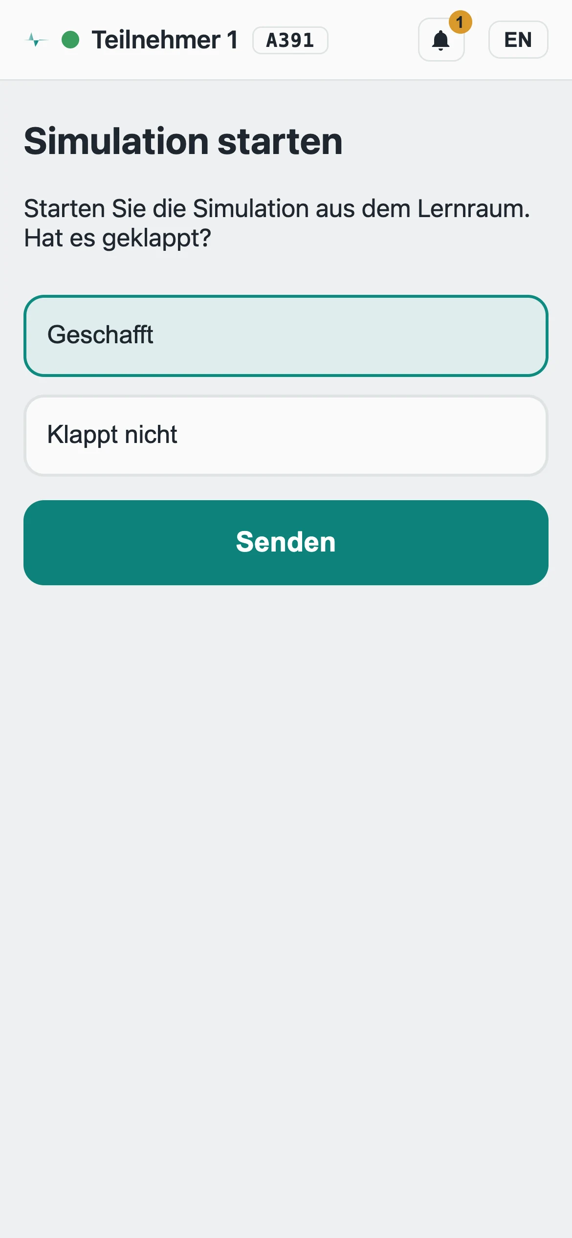 Bildschirmfoto Smartphone