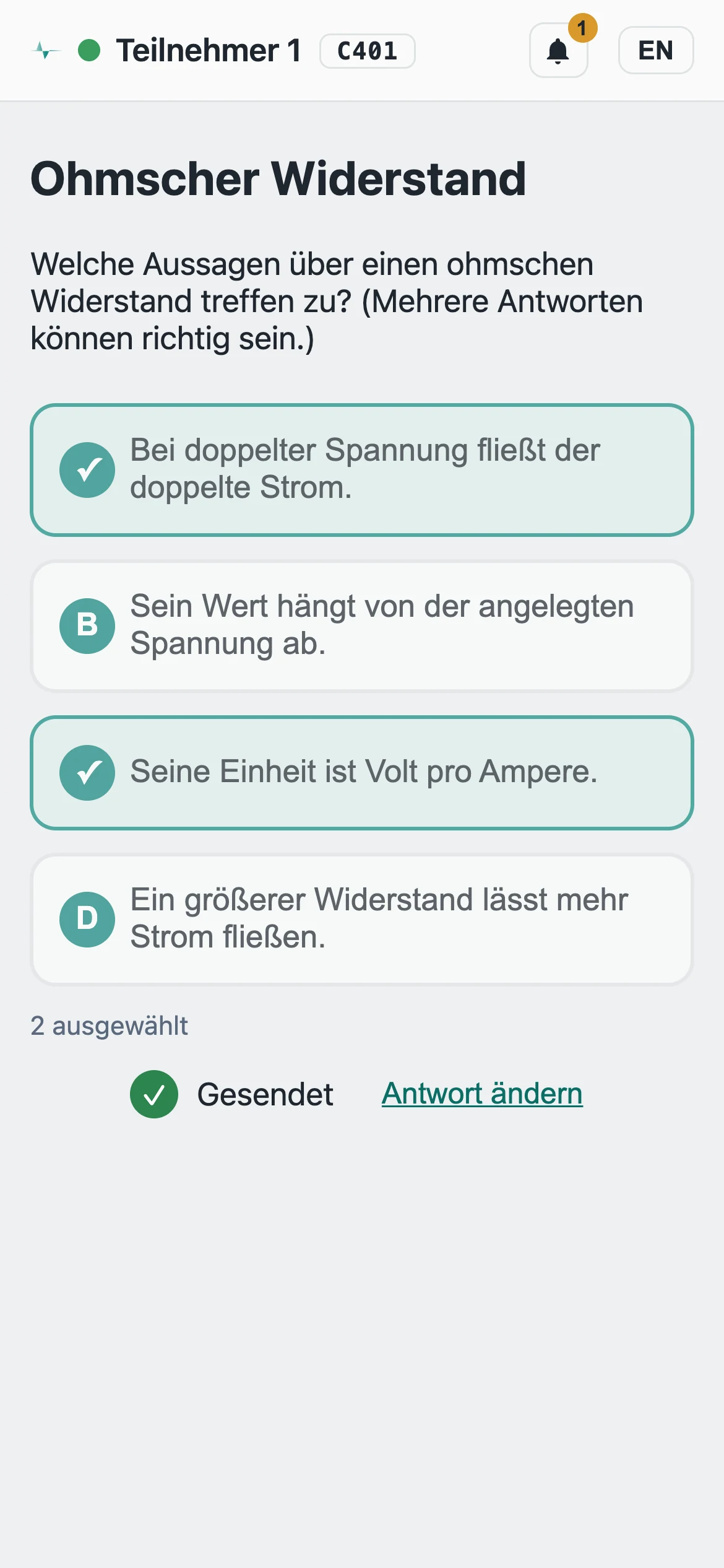 Bildschirmfoto Smartphone