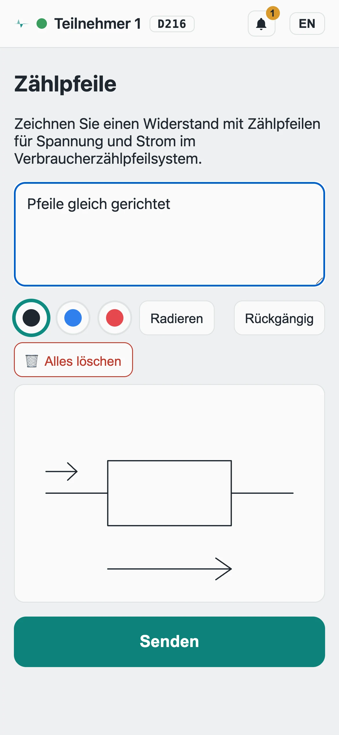 Bildschirmfoto Smartphone