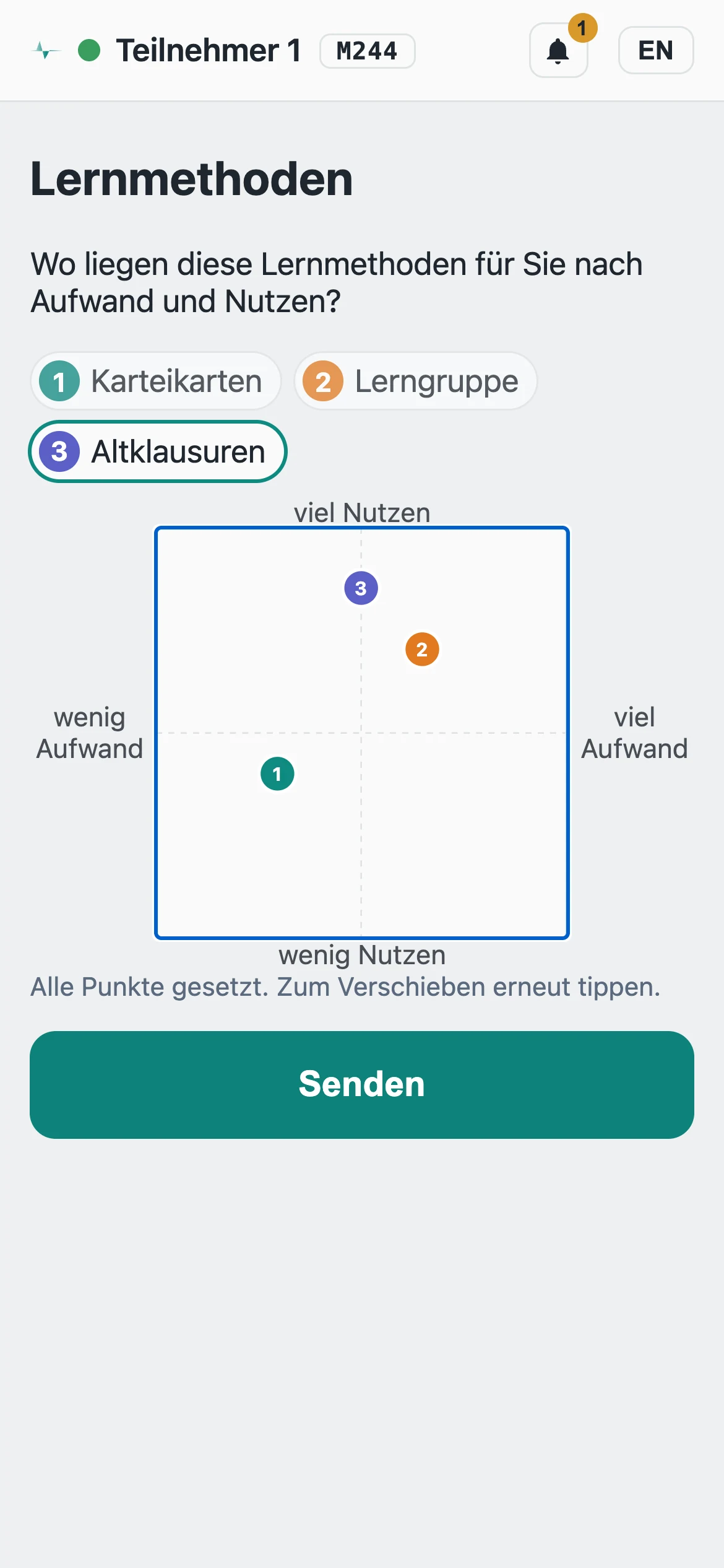 Bildschirmfoto Smartphone