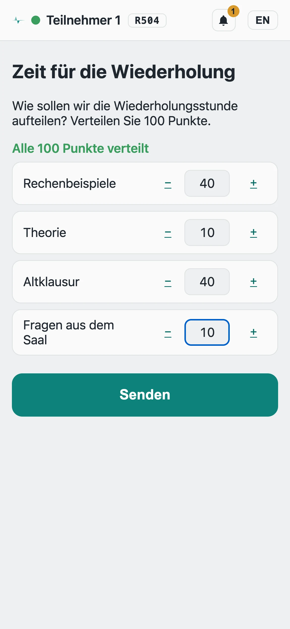 Bildschirmfoto Smartphone