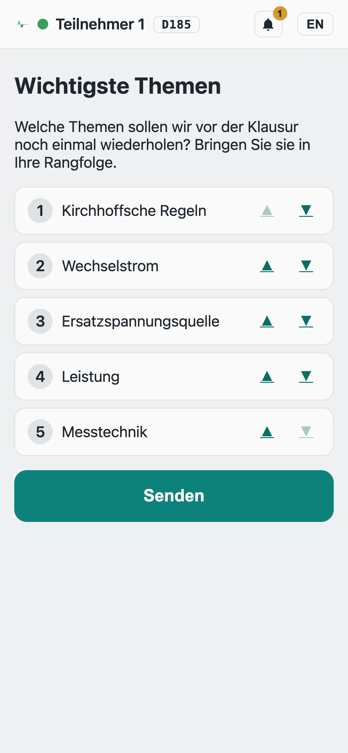 Bildschirmfoto Smartphone