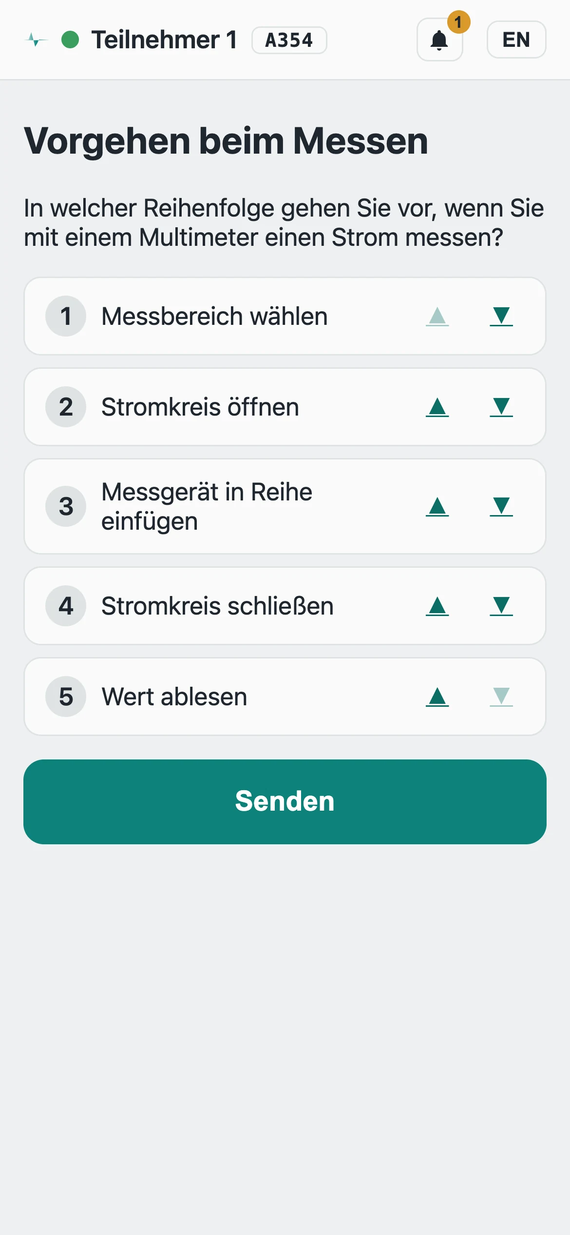 Bildschirmfoto Smartphone