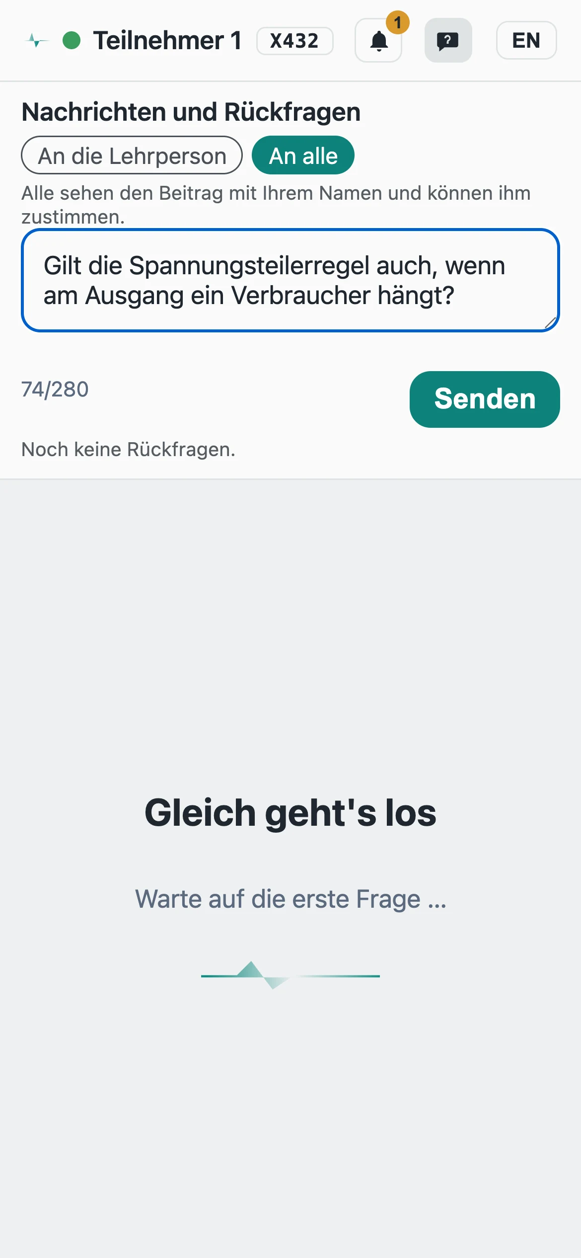 Bildschirmfoto Smartphone
