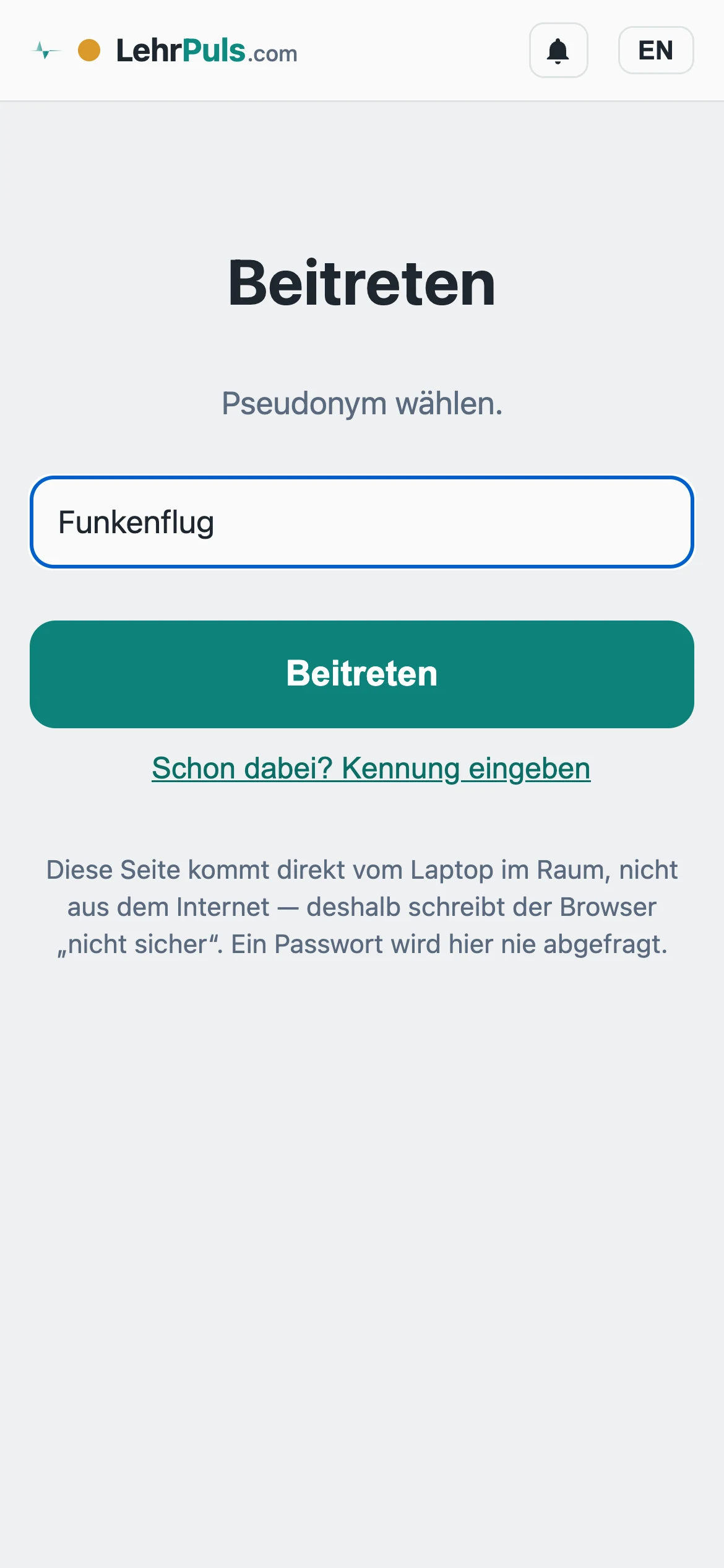 Bildschirmfoto Smartphone