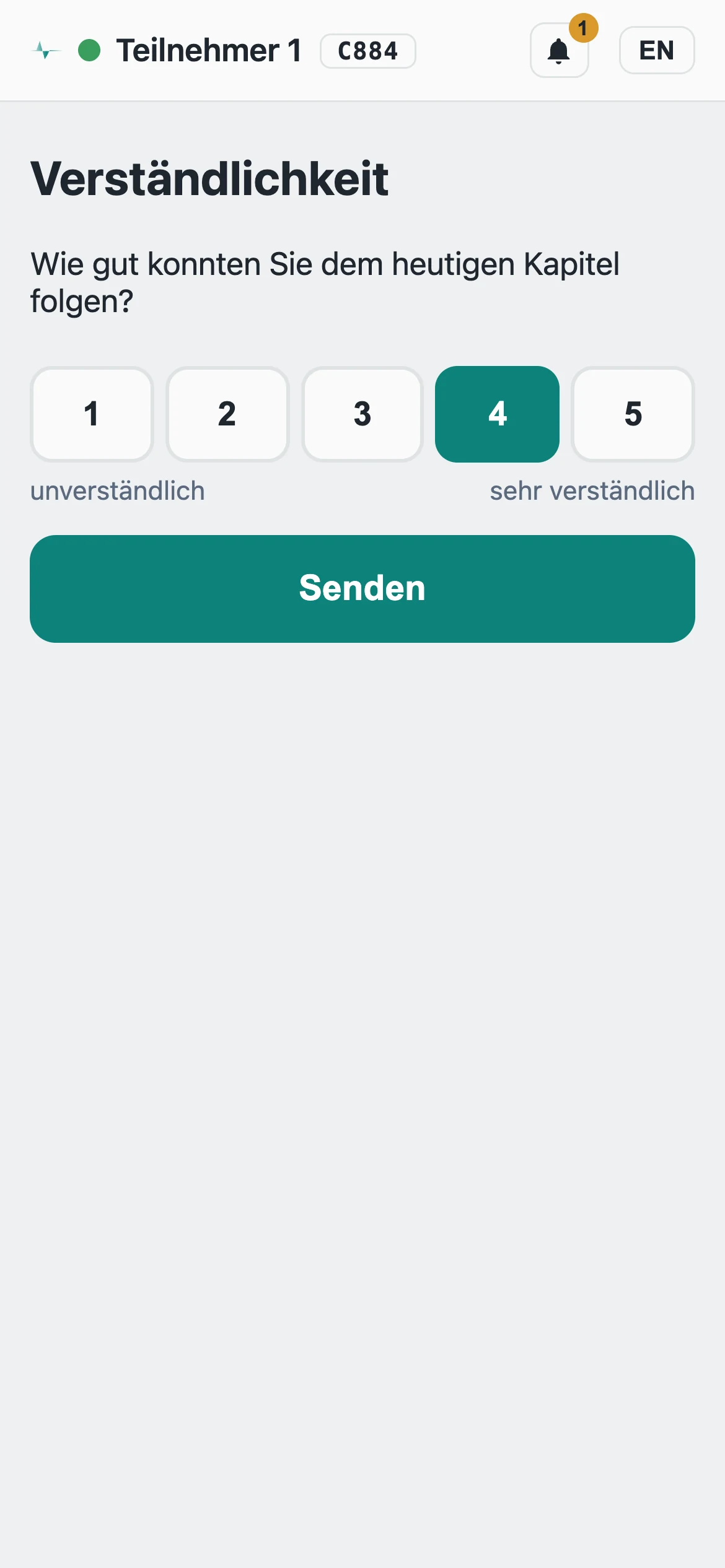 Bildschirmfoto Smartphone