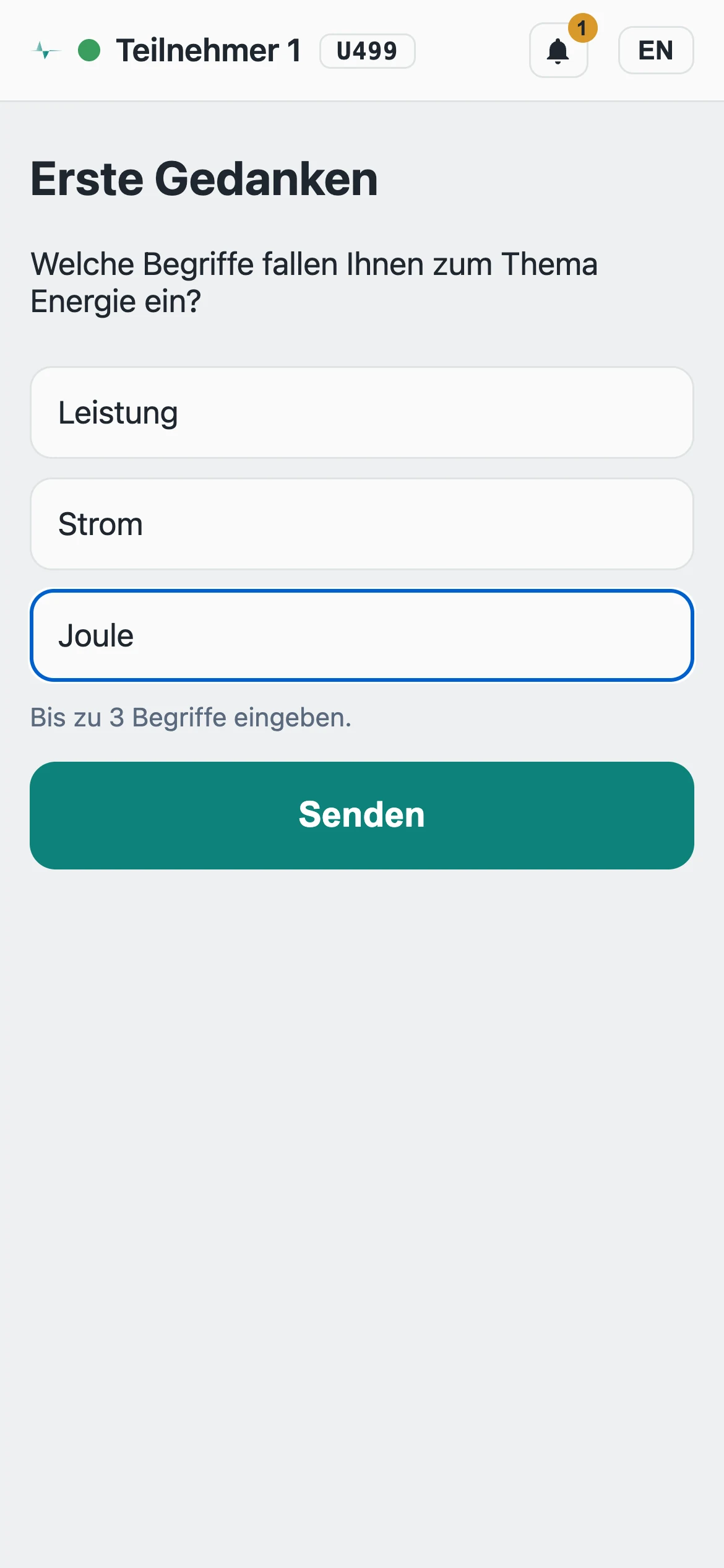 Bildschirmfoto Smartphone