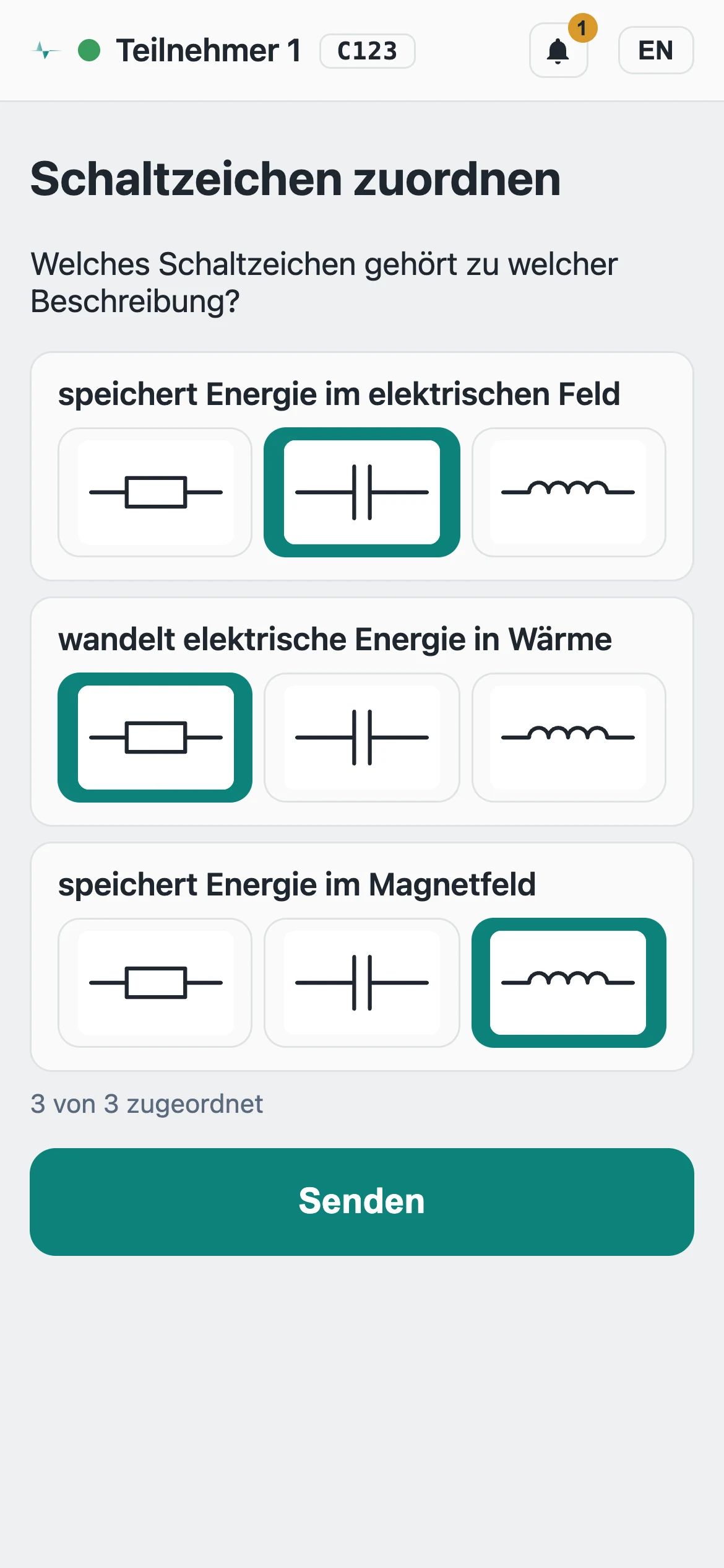 Bildschirmfoto Smartphone