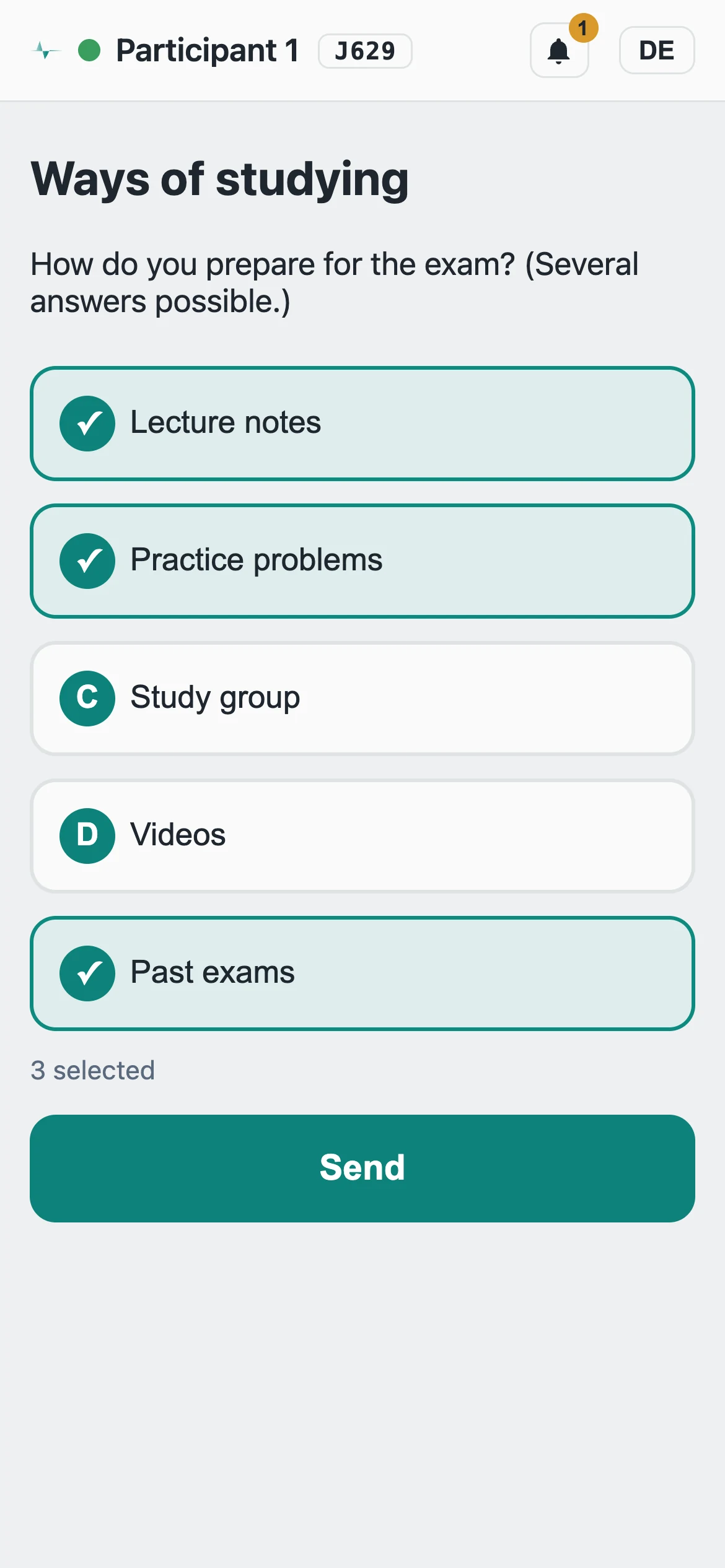 Screenshot Smartphone