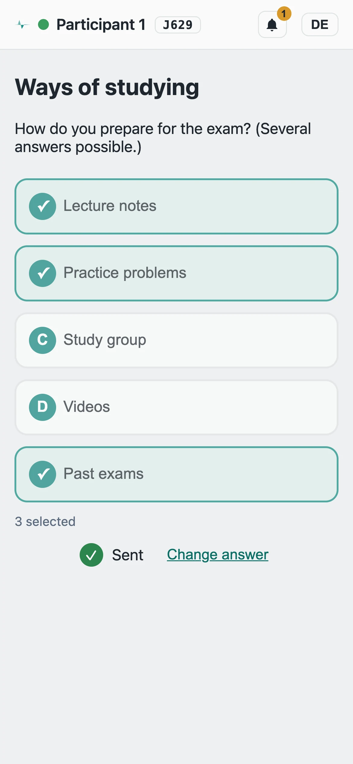 Screenshot Smartphone