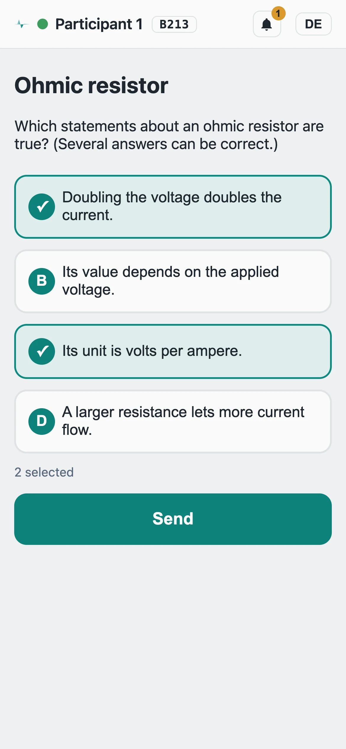 Screenshot Smartphone