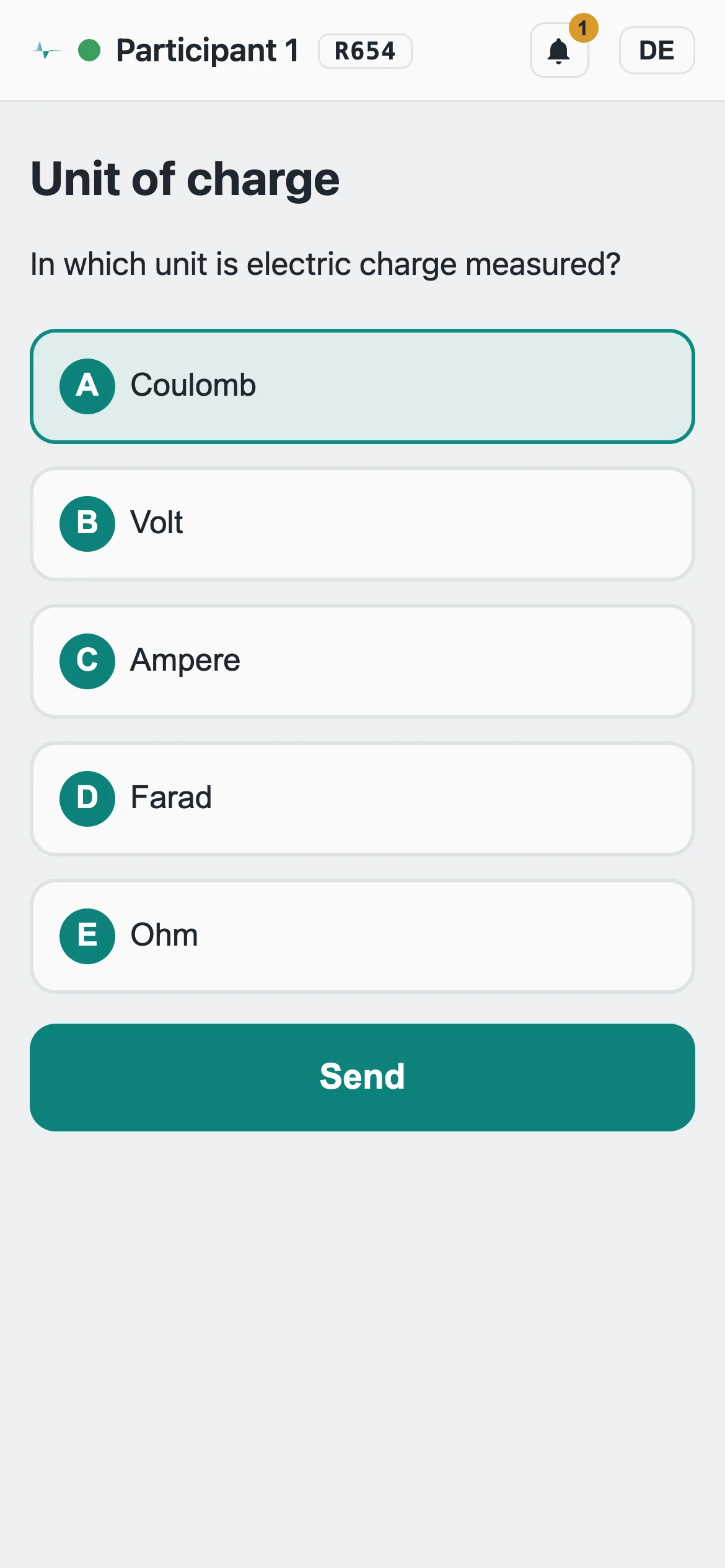 Screenshot Smartphone