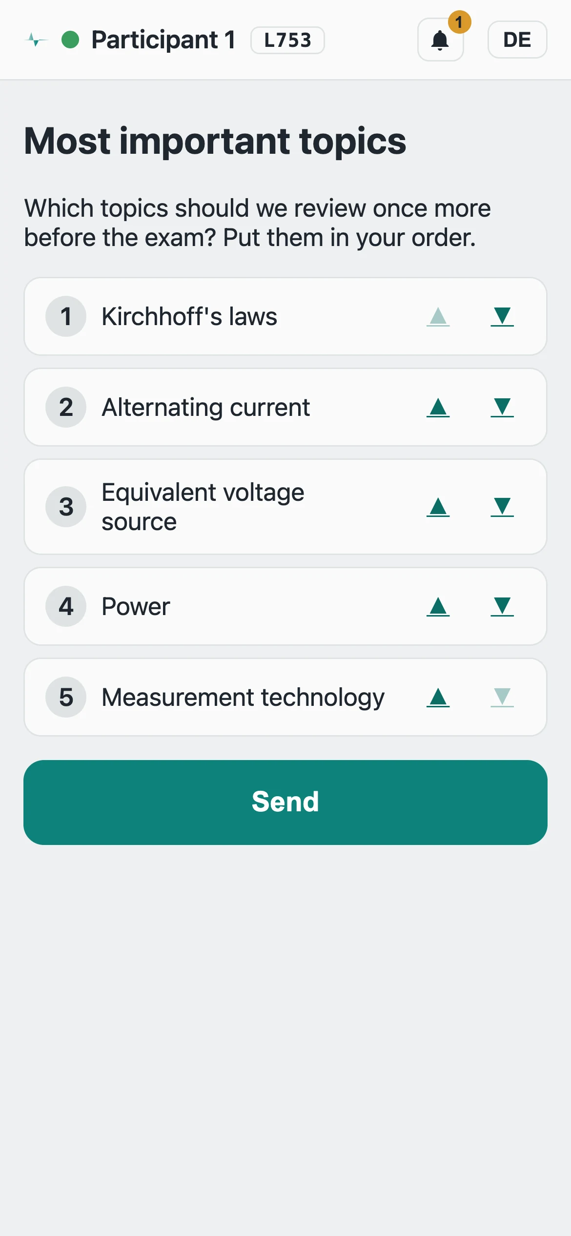 Screenshot Smartphone