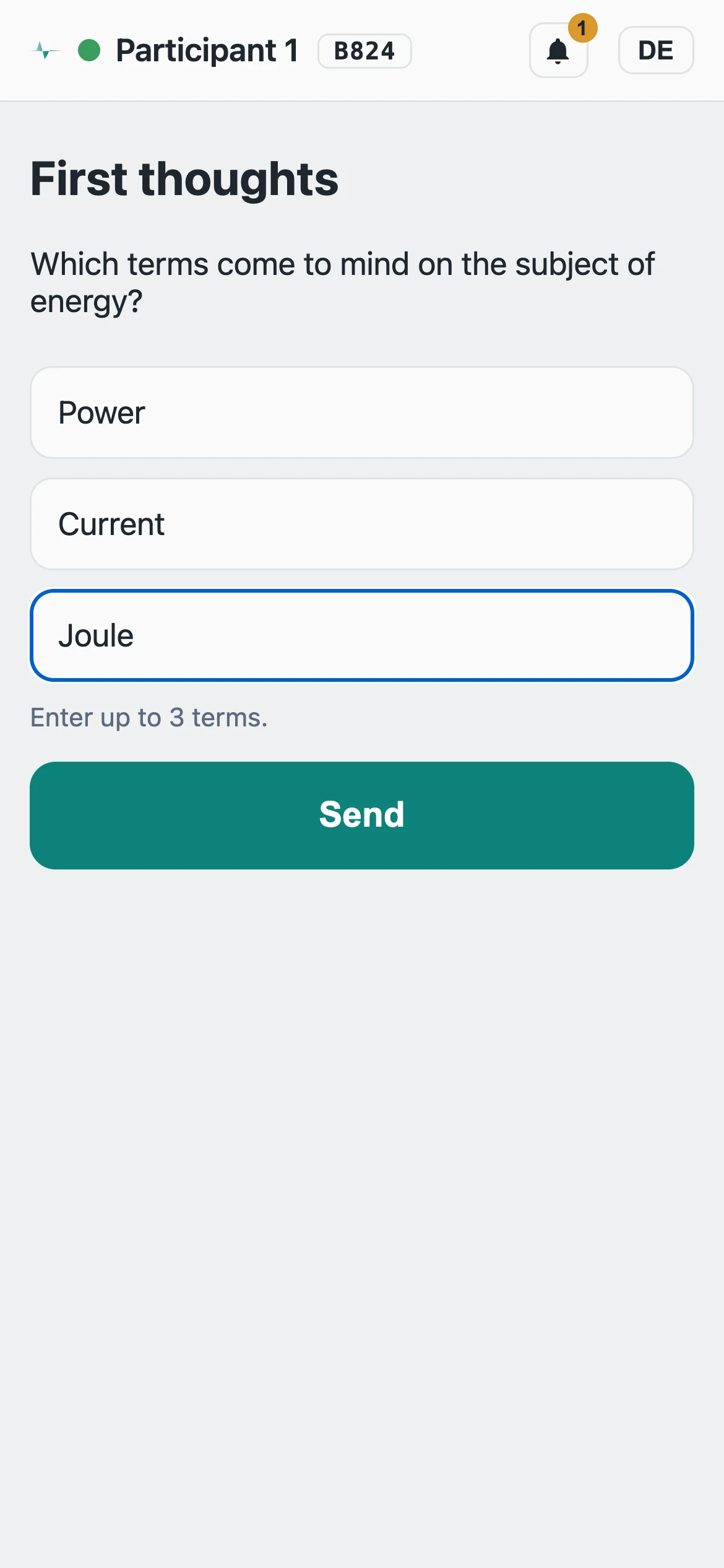 Screenshot Smartphone